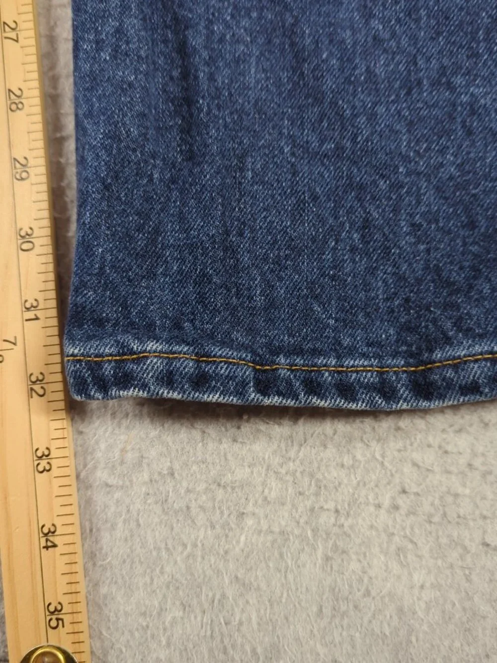 Vintage Levi's 505 Jeans Mens 38x32 (Actual 36x32) Blue Straight Leg Made In USA